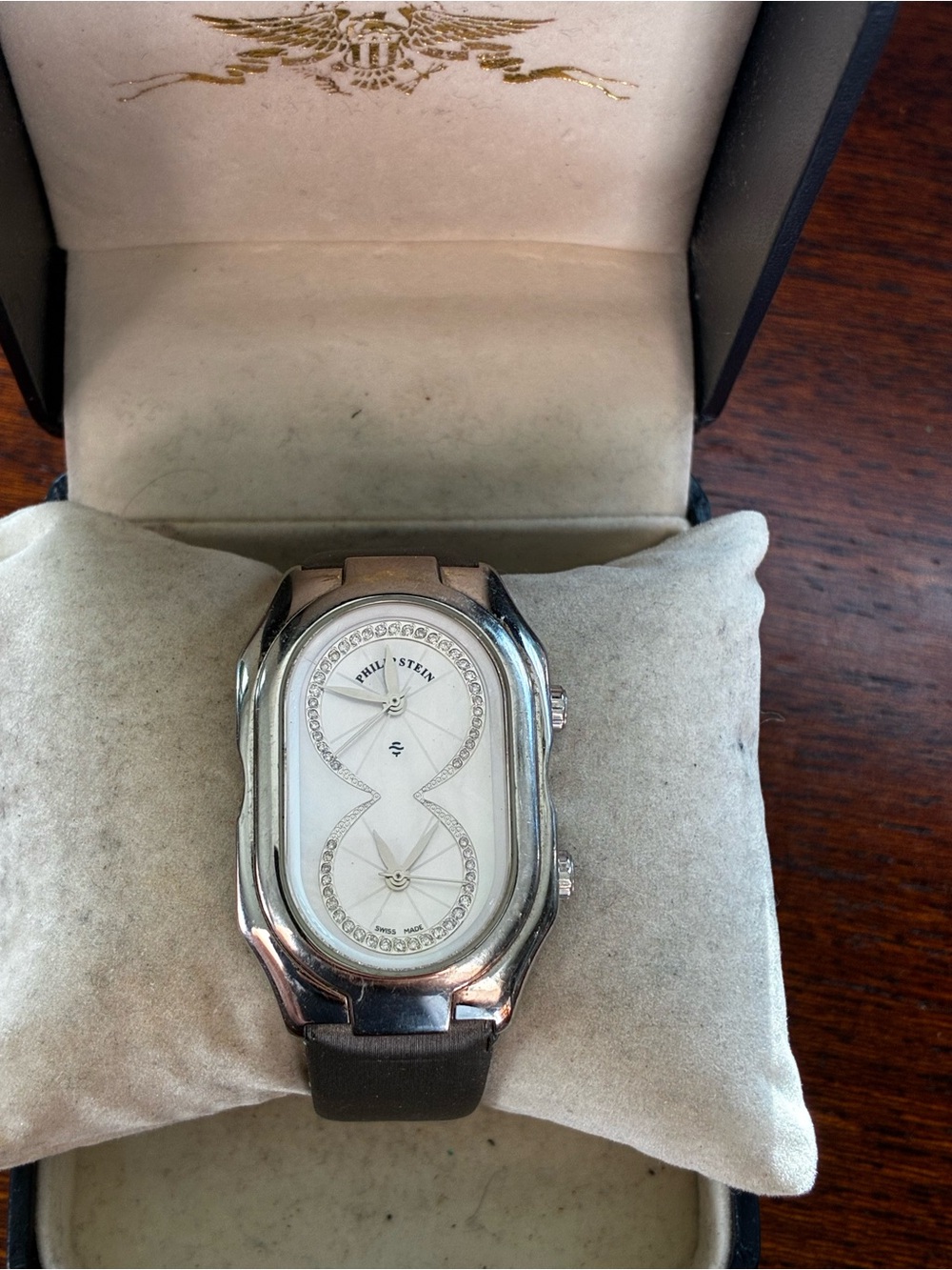 Philip Stein Prestige Real  Diamond Dial Natural Frequency Tech 11-ICHW-APSTT